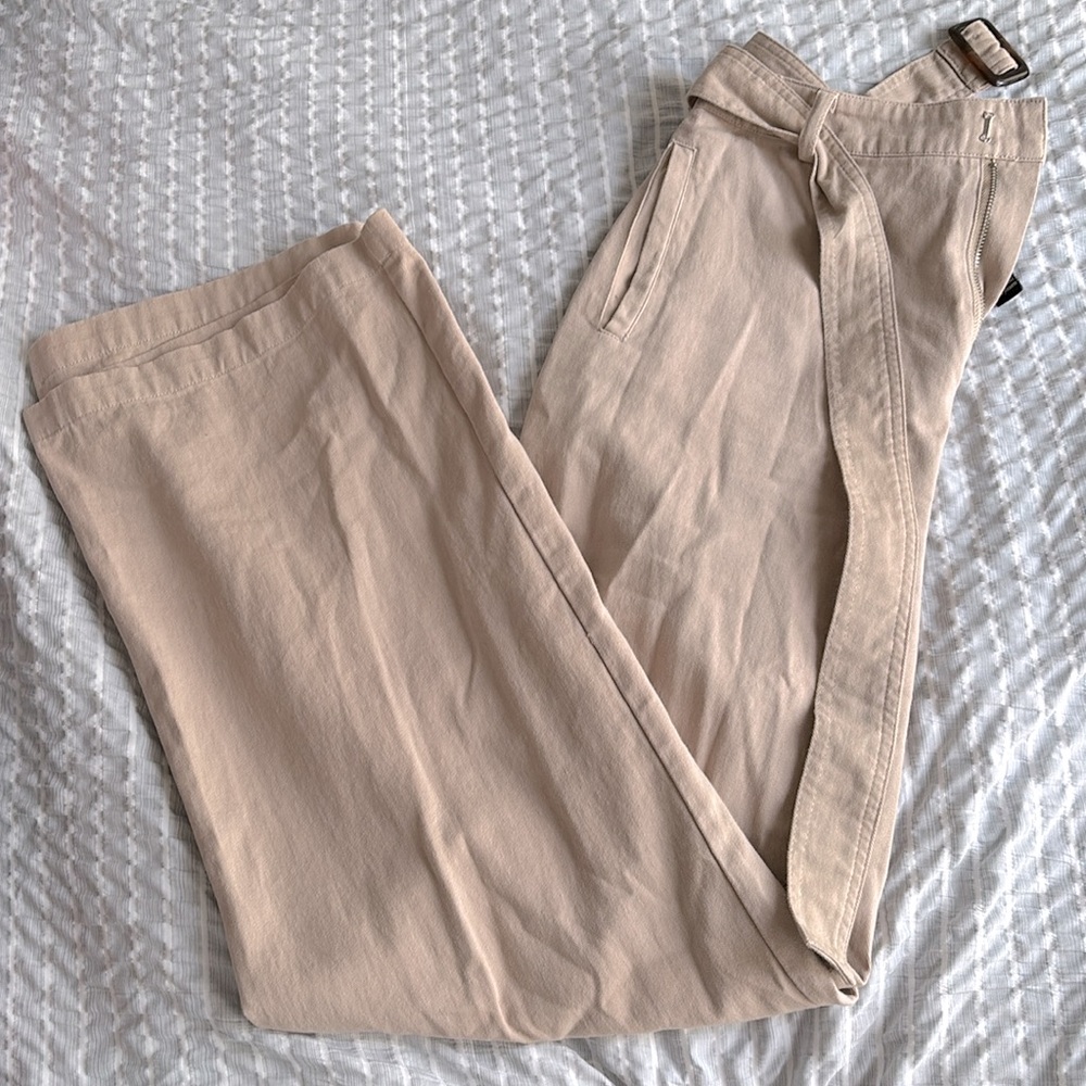 SOLD - Women’s Tan Trousers with Belt